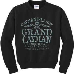 Jcombs Grand Cayman Cayman Islands Pirate Kids Sweatshirt