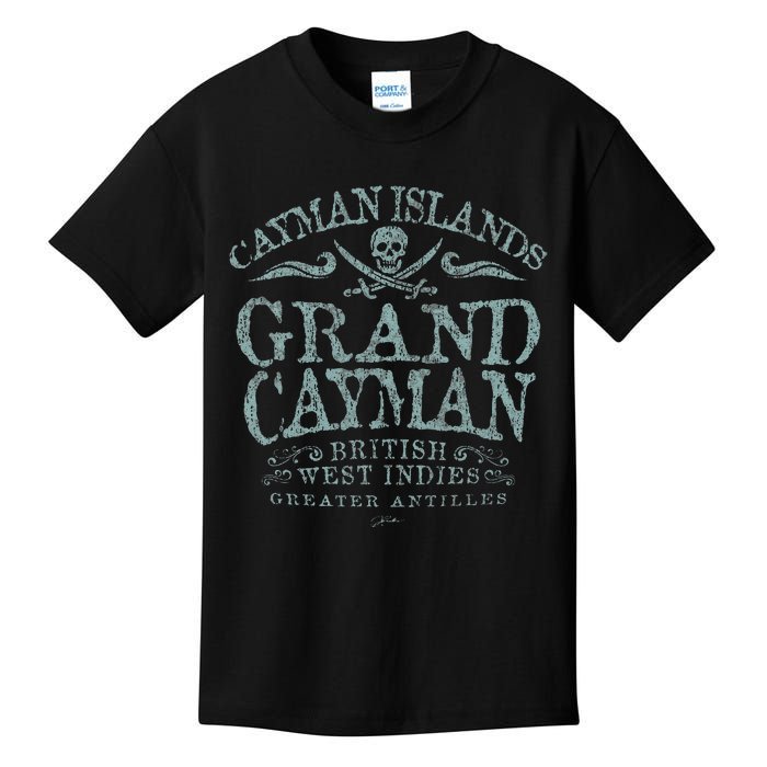 Jcombs Grand Cayman Cayman Islands Pirate Kids T-Shirt