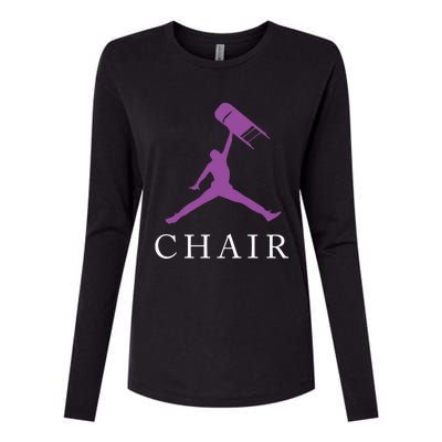 Juju Gotti Chair Womens Cotton Relaxed Long Sleeve T-Shirt