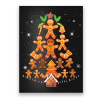 Jolly Gingerbread Christmas Tree Gingerbread Decor Poster