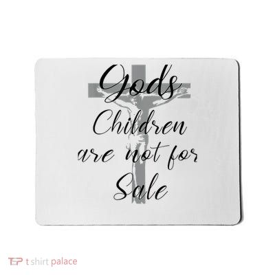 Jesus Gods Children Are Not For Sale Christian Mousepad