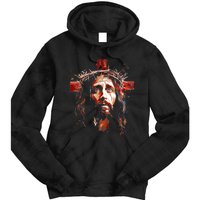 Jesus God Cross Christian Colorful Artwork Christian Faith Tie Dye Hoodie