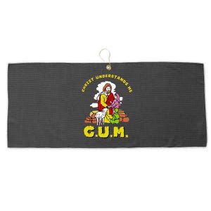 Jesus God Christ Understands Me Cum Large Microfiber Waffle Golf Towel