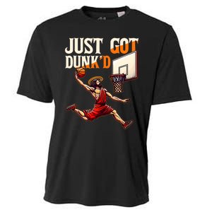 Just Got Dunked Jesus Dunking Baptism Cooling Performance Crew T-Shirt