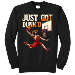 Just Got Dunked Jesus Dunking Baptism Sweatshirt