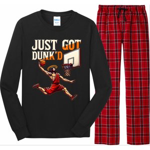 Just Got Dunked Jesus Dunking Baptism Long Sleeve Pajama Set