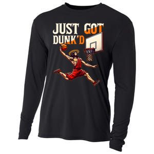 Just Got Dunked Jesus Dunking Baptism Cooling Performance Long Sleeve Crew