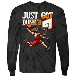 Just Got Dunked Jesus Dunking Baptism Tie-Dye Long Sleeve Shirt