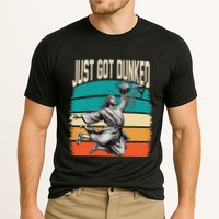 Just Got Dunked Jesus Dunking Baptism Playing Basketball Cooling Performance Crew T-Shirt