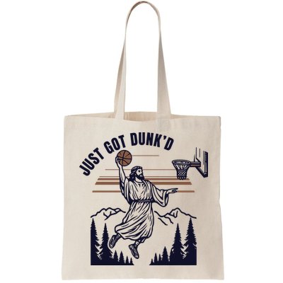 Just Got Dunked Funny Baptism Bag