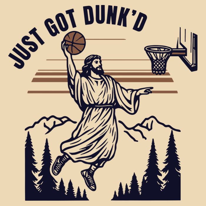 Just Got Dunked Funny Baptism Bag