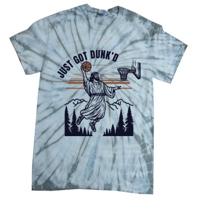 Just Got Dunked Funny Baptism Tie-Dye T-Shirt
