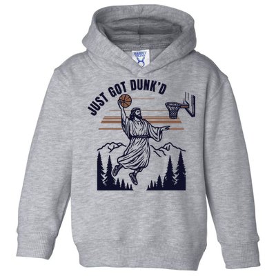 Just Got Dunked Funny Baptism Toddler Hoodie