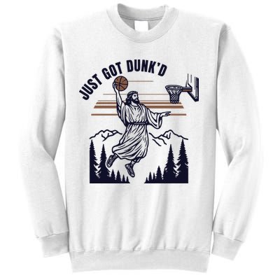 Just Got Dunked Funny Baptism Sweatshirt