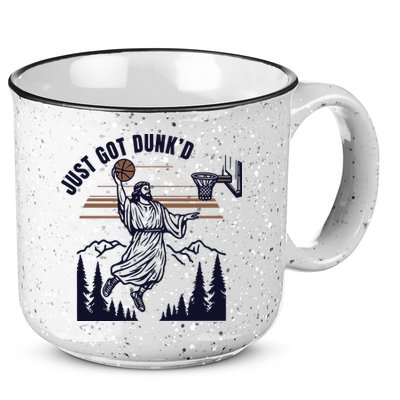 Just Got Dunked Funny Baptism 15oz Campfire Ceramic Mug