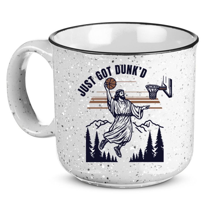 Just Got Dunked Funny Baptism 15oz Campfire Ceramic Mug