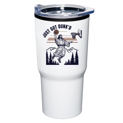 Just Got Dunked Funny Baptism Tumbler