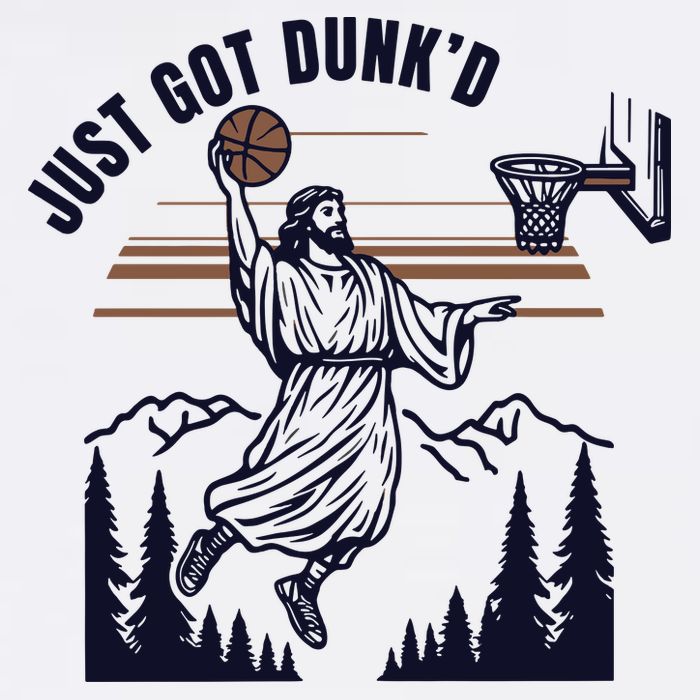 Just Got Dunked Funny Baptism Magnet