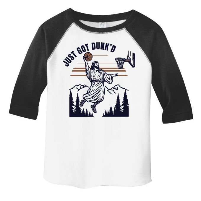 Just Got Dunked Funny Baptism Toddler Fine Jersey T-Shirt