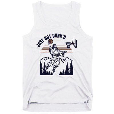 Just Got Dunked Funny Baptism Tank Top