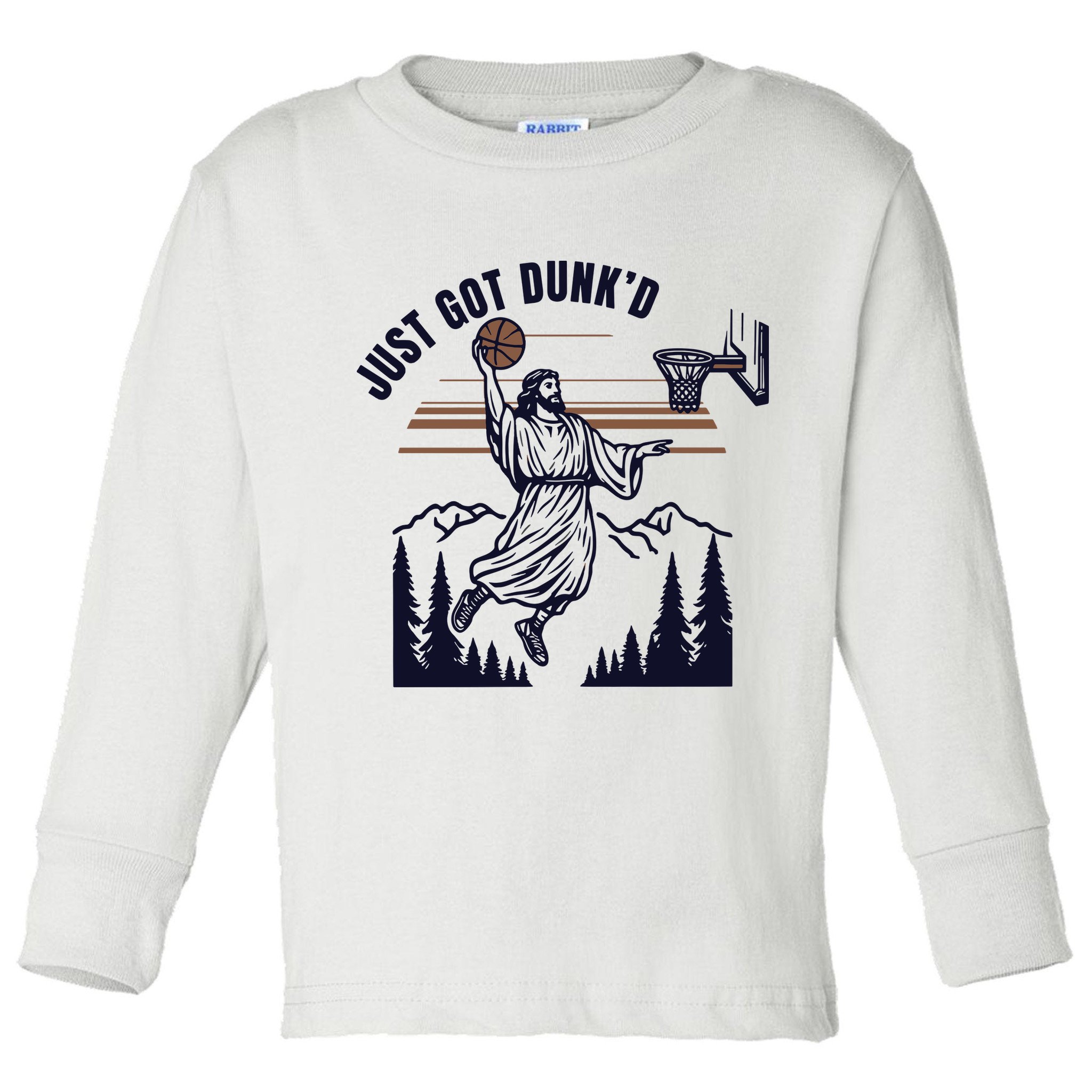 Just Got Dunked Funny Baptism Toddler Long Sleeve Shirt
