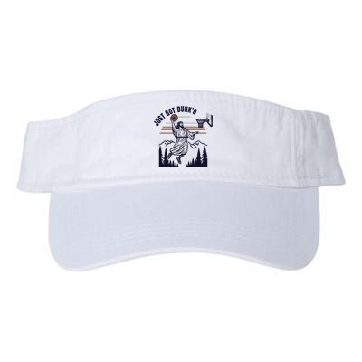 Just Got Dunked Funny Baptism Valucap Bio-Washed Visor