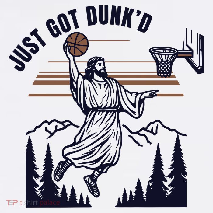 Just Got Dunked Funny Baptism Womens T-Shirt