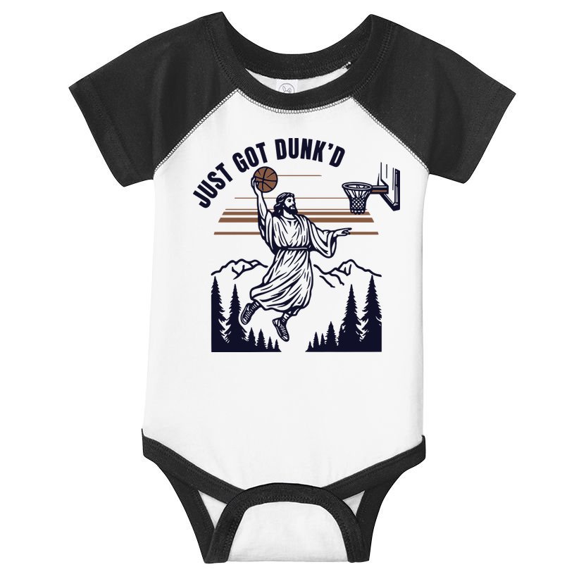 Just Got Dunked Funny Baptism Infant Baby Jersey Bodysuit