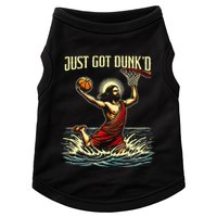 Just Got Dunked Jesus Dunking Baptism Playing Basketball Doggie Tank