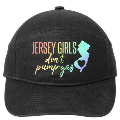 Jersey Girl Dont Pump Gas State Heart 7-Panel Snapback Hat