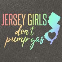 Jersey Girl Dont Pump Gas State Heart Cotton Canvas Backpack