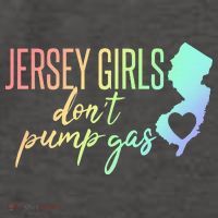 Jersey Girl Dont Pump Gas State Heart Vector Backpack