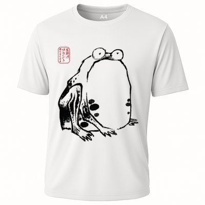 Japanese Grumpy Frog Ukiyoe Anime Japanese Performance Shirt