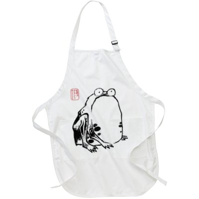 Japanese Grumpy Frog Ukiyoe Anime Japanese Apron