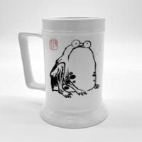 Japanese Grumpy Frog Ukiyoe Anime Japanese Beer Stein