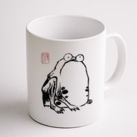 Japanese Grumpy Frog Ukiyoe Anime Japanese Coffee Mug