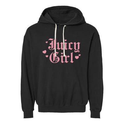 Juicy Girl Funny Design Garment-Dyed Fleece Hoodie