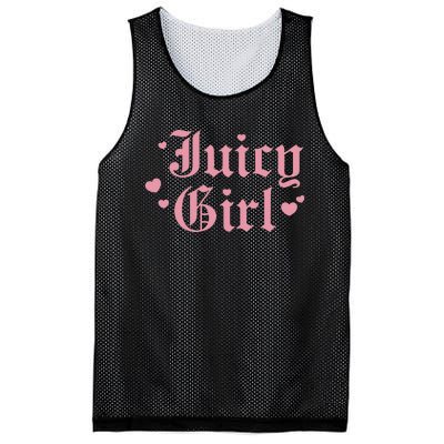 Juicy Girl Funny Design Mesh Reversible Basketball Jersey Tank