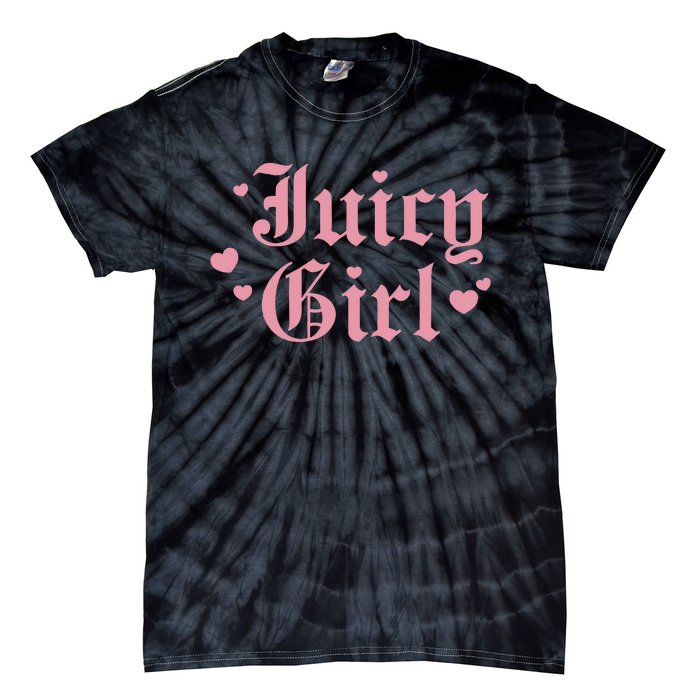 Juicy Girl Funny Design Tie-Dye T-Shirt