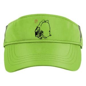 Japanese Grumpy Frog Ukiyoe Anime Japanese Adult Drive Performance Visor