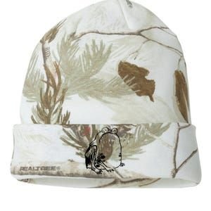 Japanese Grumpy Frog Ukiyoe Anime Japanese Kati Licensed 12" Camo Beanie