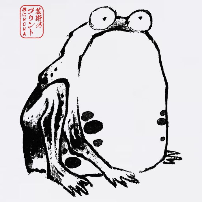 Japanese Grumpy Frog Ukiyoe Anime Japanese Adult Drive Performance Visor