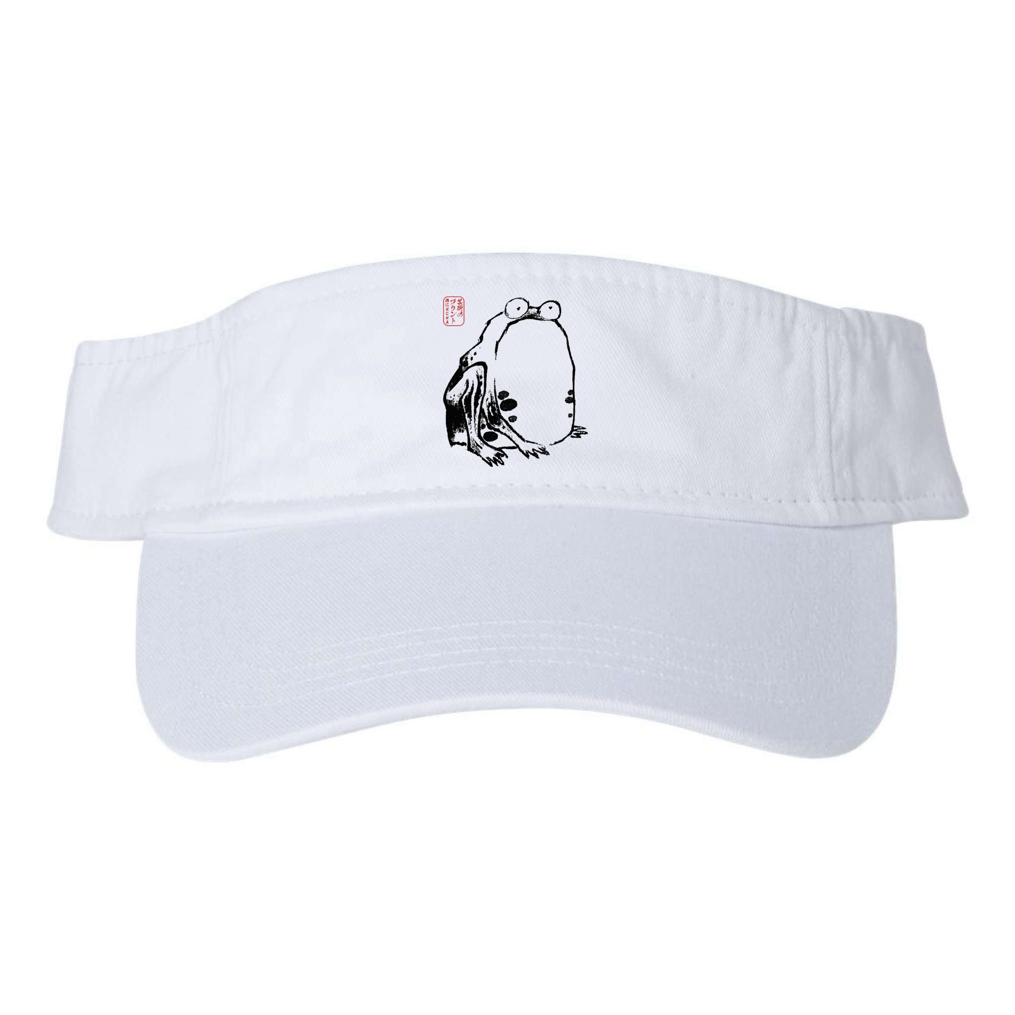 Japanese Grumpy Frog Ukiyoe Anime Japanese Visor