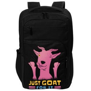 Just Goat For It Impact Tech Backpack