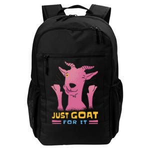 Just Goat For It Daily Commute Backpack