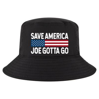 Joe Gotta Go Save America AntiBiden 86 46 Impeach Biden 46 Cool Comfort Performance Bucket Hat