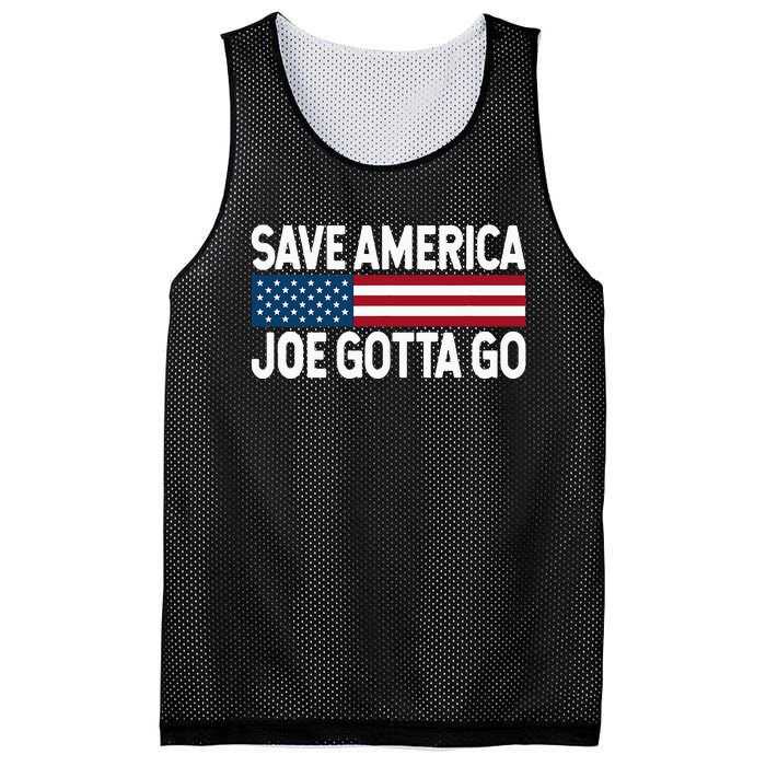 Joe Gotta Go Save America AntiBiden 86 46 Impeach Biden 46 Mesh Reversible Basketball Jersey Tank