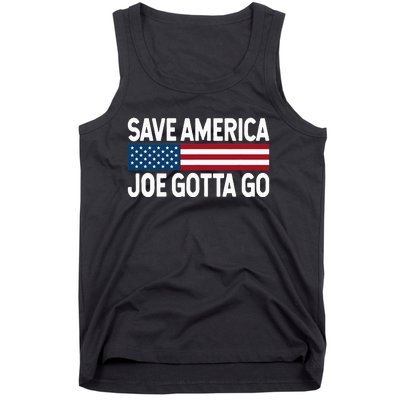 Joe Gotta Go Save America AntiBiden 86 46 Impeach Biden 46 Tank Top