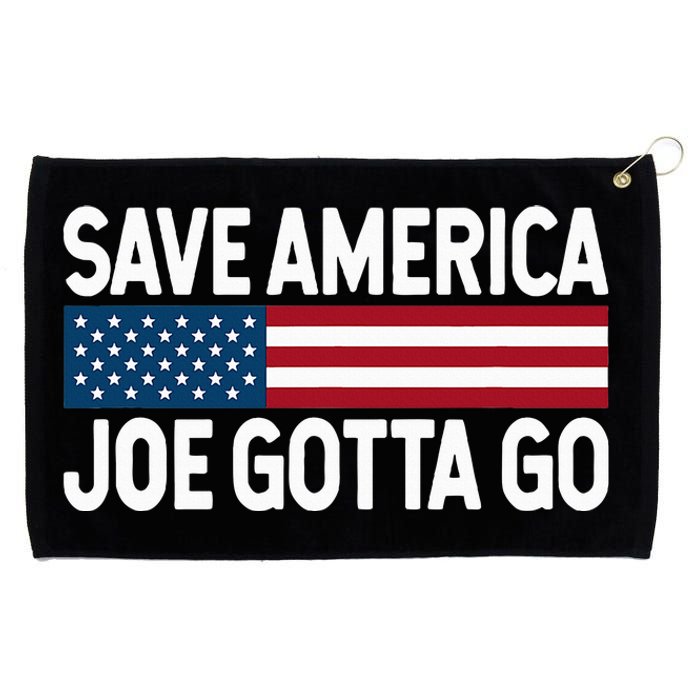 Joe Gotta Go Save America AntiBiden 86 46 Impeach Biden 46 Grommeted Golf Towel