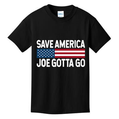 Joe Gotta Go Save America AntiBiden 86 46 Impeach Biden 46 Kids T-Shirt